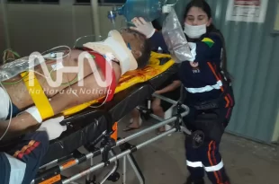 Motociclista de aplicativo é baleado, se joga de ponte e fica em estado grave