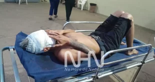 Homem é agredido ao tentar separar briga generalizada em conveniência de posto de combustível