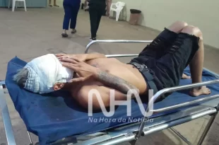Homem é agredido ao tentar separar briga generalizada em conveniência de posto de combustível