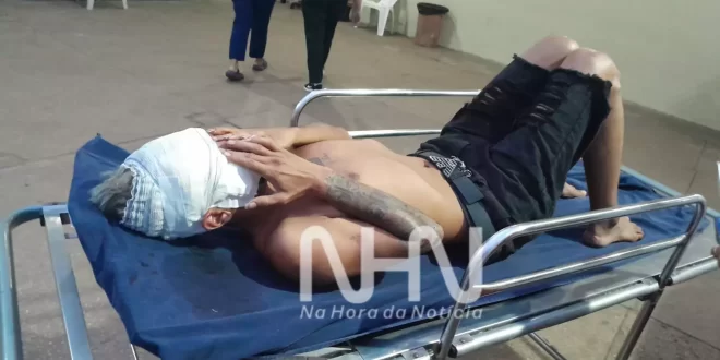 Homem é agredido ao tentar separar briga generalizada em conveniência de posto de combustível