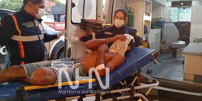 Jovem escapa da morte após ser sequestrado e agredido a golpe de terçado