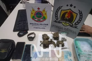 Preso em flagrante por venda de drogas