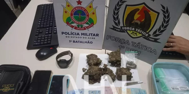 Preso em flagrante por venda de drogas