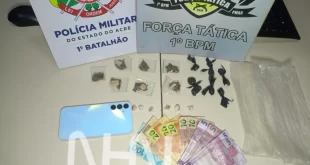 Homem é preso por tráfico de drogas durante operação policial