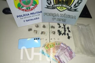 Homem é preso por tráfico de drogas durante operação policial