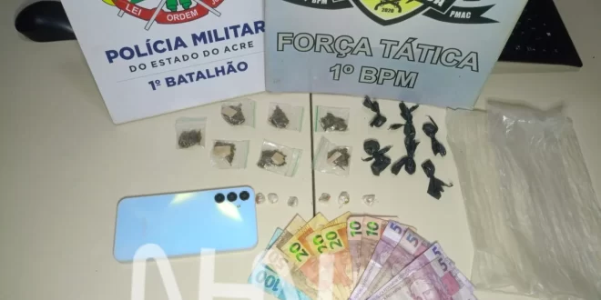 Homem é preso por tráfico de drogas durante operação policial