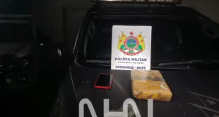 Polícia apreende 1 kg de maconha durante patrulhamento