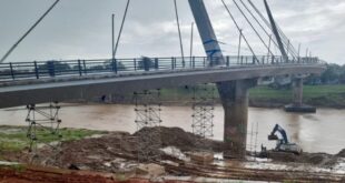 Obras de recuperação da Passarela Joaquim Macedo seguem aceleradas