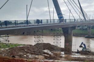 Obras de recuperação da Passarela Joaquim Macedo seguem aceleradas