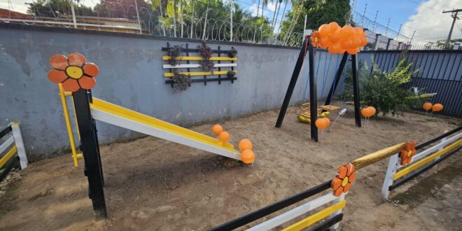 Polícia Civil inaugura parque infantil em Delegacia para acolhimento de crianças vítimas de violência