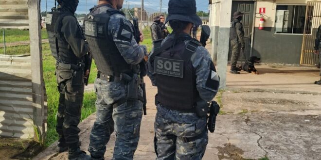 Polícia Penal realiza operação integrada com demais forças de segurança em unidade penitenciária