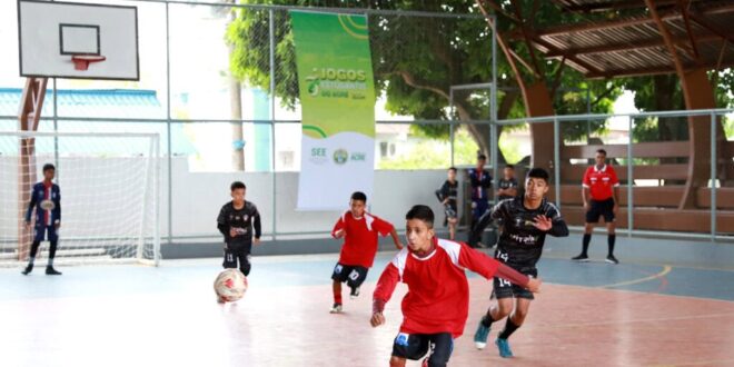 Educação abre inscrições a equipes de futsal e basquete de Rio Branco para fase municipal dos Jogos Estudantis