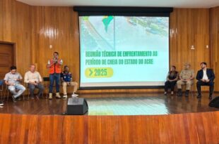 Reunião técnica debate estratégias para enfrentamento da cheia dos rios no Acre