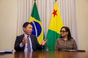 Mailza recepciona cônsul-geral do Japão e garante parcerias para intercâmbio comercial e ambiental
