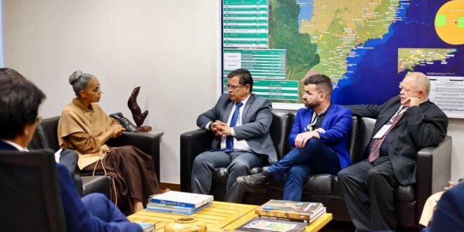 Gonzaga cumpre extensa agenda em Brasília e trata com Marina Silva liberação de viveiros para impulsionar agricultura no Acre