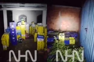 Carga de cerveja é roubada e funcionários são feitos reféns por criminosos