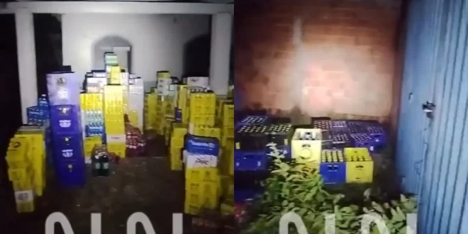 Carga de cerveja é roubada e funcionários são feitos reféns por criminosos