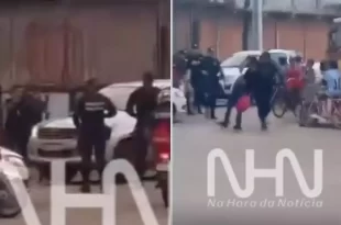 Influenciador que protestava contra inação da prefeitura em relação a alagamentos é agredido por PM