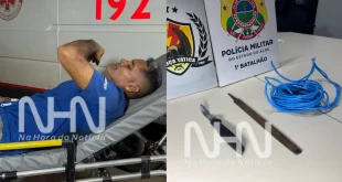 Vai defender patrões e acaba esfaqueado