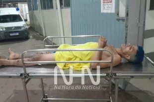Azarado: sobe em telhado para escapar de perseguição, cai e acaba preso pela PM