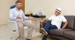Na primeira visita oficial a Bocalom, Nicolau Jr enaltece trabalho do prefeito e diz: “Fazemos parte do mesmo time”