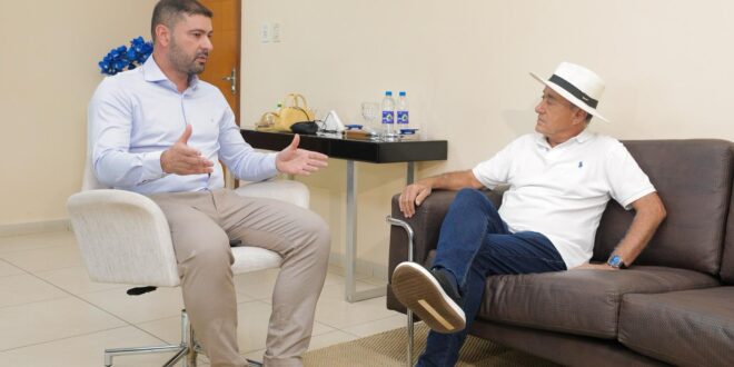 Na primeira visita oficial a Bocalom, Nicolau Jr enaltece trabalho do prefeito e diz: “Fazemos parte do mesmo time”