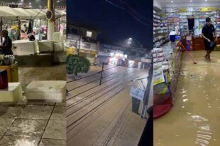 Forte chuva interrompe carnaval de Cruzeiro do Sul e atinge Hospital da Mulher e da Criança do Juruá
