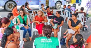 Mulheres de Mâncio Lima recebem assistência em saúde, social e psicológica