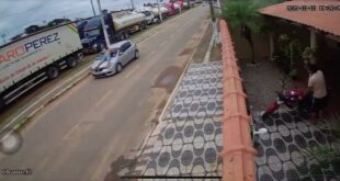 Violência doméstica termina com ameaças e acidente de trânsito
