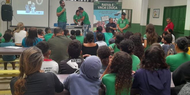Projeto Sanitarista Mirim leva conhecimento agropecuário e saúde pública para estudantes