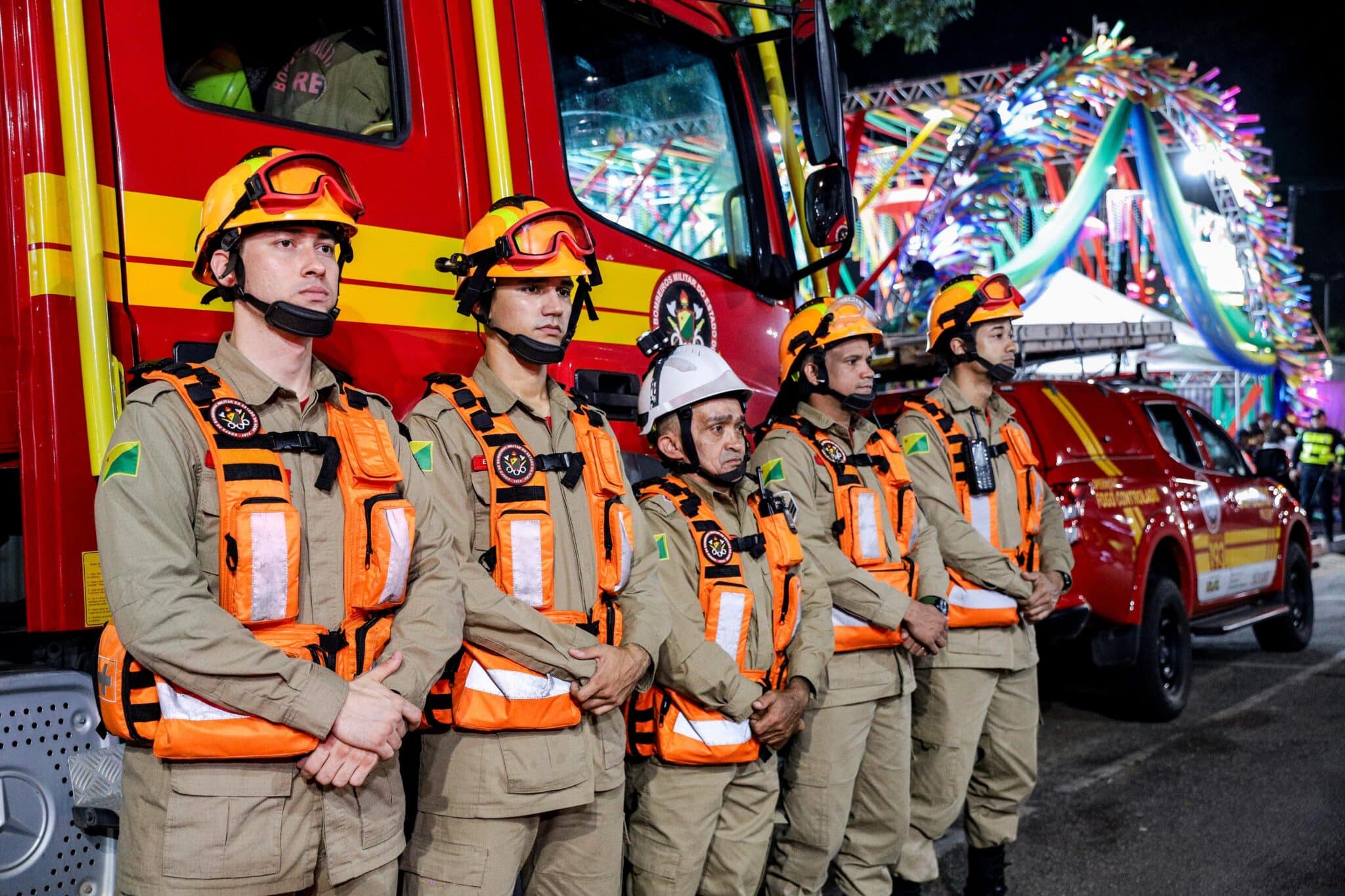Corpo de Bombeiros realizou trabalho preventivo durante o Carnaval da Família