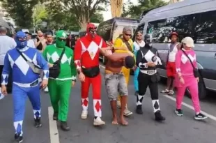 Brasil do carnaval: Power Rangers prendem suspeito de roubar 7 celulares em bloco carnavalesco