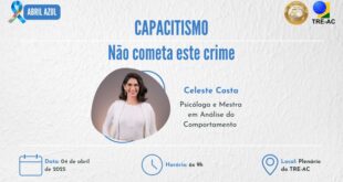 TRE-AC promove palestra e ação social em alusão ao Abril Azul