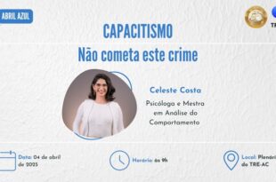 TRE-AC promove palestra e ação social em alusão ao Abril Azul