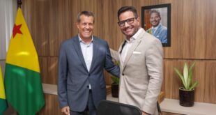 Parceria estratégica: Governador Gladson Camelí recebe embaixador da Suíça