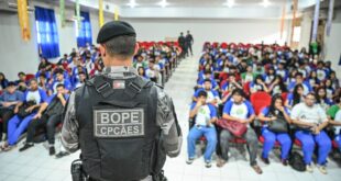 Polícia Militar realiza ações preventivas com estudantes do Instituto Lourenço Filho