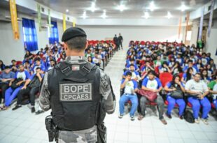 Polícia Militar realiza ações preventivas com estudantes do Instituto Lourenço Filho