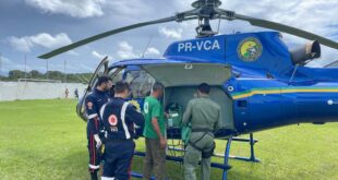 Criança indígena com problemas respiratórios é salva com aeronave do governo