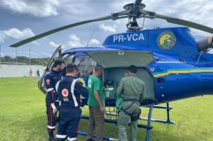 Criança indígena com problemas respiratórios é salva com aeronave do governo