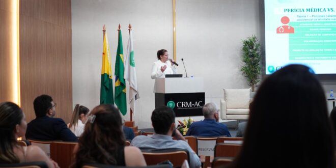 Especialistas debatem desafios da perícia médica no Acre durante seminário promovido pelo CRM-AC