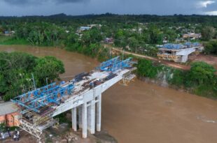 Ponte da Sibéria tem inauguração prevista para o mês de setembro