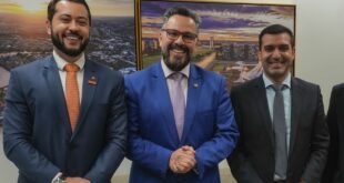 Jarude e presidente nacional do NOVO convidam Alan Rick para disputar o governo pelo partido em 2026