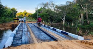 Ponte no Ramal do Chaparral é concluída