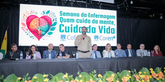 Nicolau Júnior prestigia abertura da Semana da Enfermagem e reafirma compromisso com a categoria