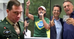 Muy amigos: pelas costas Mauro Cid e Fabio Wajngarten fazem chacota de Michelle Bolsonaro