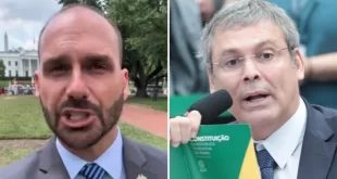 Se enrola cada vez mais: Eduardo Bolsonaro distribui ameaças após ser alvo de pedido de prisão