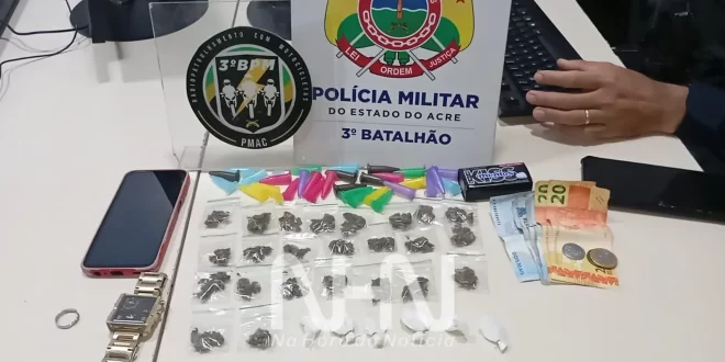 Menina de 14 anos é apreendida por tráfico de drogas