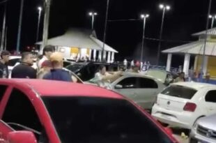 Policial penal dispara tiros para o alto durante confusão e causa pânico