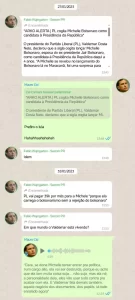 Muy amigos: pelas costas Mauro Cid e Fabio Wajngarten fazem chacota de Michelle Bolsonaro 2 Muy amigos: pelas costas Mauro Cid e Fabio Wajngarten fazem chacota de Michelle Bolsonaro