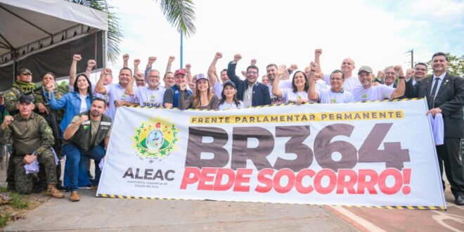 ‘Estamos unidos por uma solução definitiva para a BR-364’, diz governador Gladson Camelí